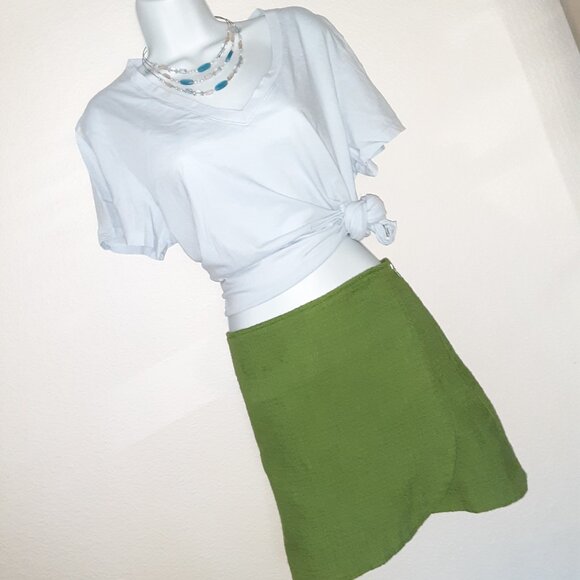 Abercrombie & Fitch Green Skort (Skirt w/shorts underneath) * 38" Waist * Sz XL - Picture 6 of 12